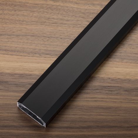 Design Kabelkanal Alu 1100 x 50 x 20 mm schwarz eloxiert (1/4)