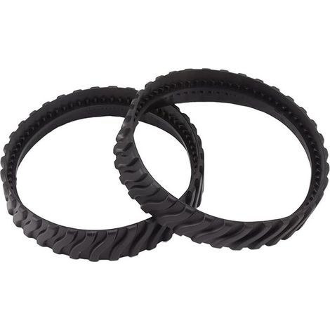 Lot de 2 Chenilles pour Nettoyeur de Piscine de Rechange pour Nettoyeur de Piscine Piste en Caoutchouc Piste de Pneu pour Zodiac MX8 MX6 Robots Aspirateurs de Piscine Pièces de (1/5)