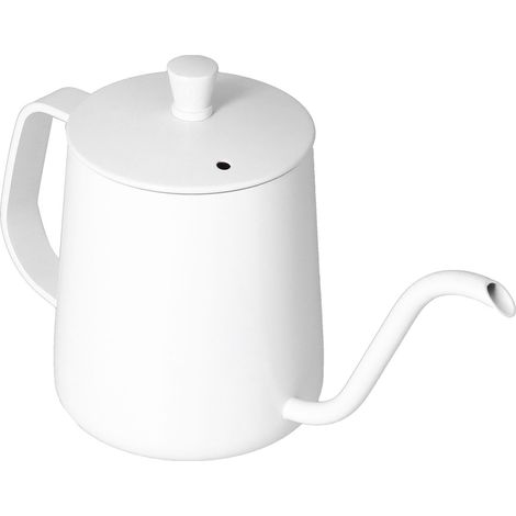 Cafetière à filtre manuelle en acier inoxydable avec couvercle, 600 ml (1/5)
