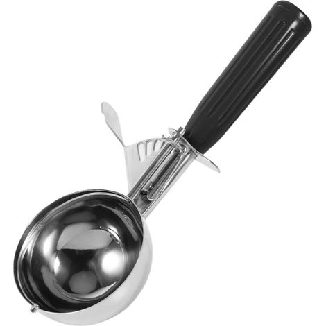 Cuillère à glace pratique en acier inoxydable avec poignée en plastique pour la cuisine (4,7 cm) (1/5)