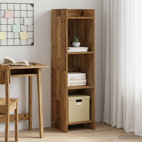 vidaXL Libreria Legno antico 30 x 30 x 111 cm Legno (1/5)