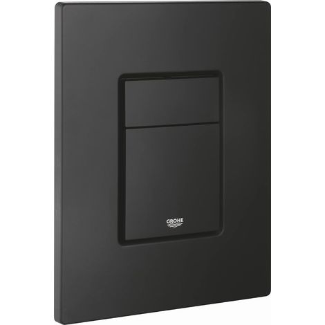 Plaque de commande Grohe pour réservoir d'eau d'évier de cuisine, noir mat 38966KV0 (1/4)