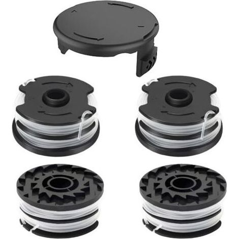 Kaelt - Bobine de Fil Convient pour Parkside TLP-01,Rechange Coupe Bordure pour Parkside PRTA 20-Li C3, A1, B1, B2, PRT 550 A1, A2, A3, A5, B6, PRT 300 A1,Couvercle TLP-01-1(4 Bobine+1 Couvercle) (1/5)