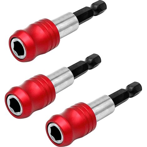 3pcs Magnétiques Changement Rapide Rallonge Porte Embout Visseuse a Choc (1/5)