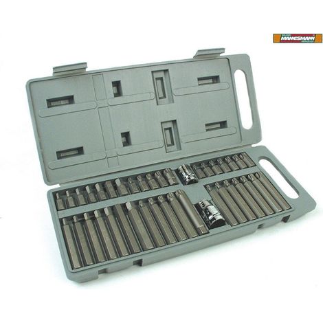 Juego Puntas Hexagonales, Torx Y Spline, 40 Pzas Mannesmann M187-40