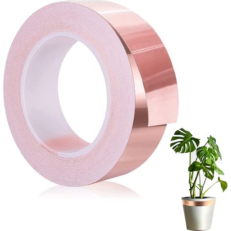 Cinta adhesiva de cobre de 20 mm x 20 m, conductora de cobre EMI. (1/5)