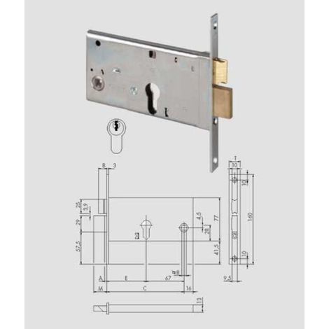 Cerradura Infilare Fasce All 44360-70-0 Cisa