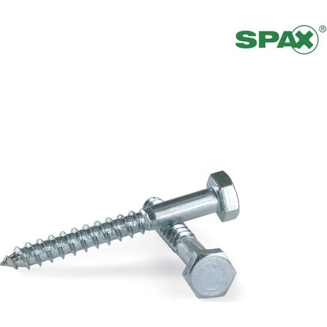 Tornillo Cabeza Hexagonal Din571 Cincado 8 X 100 Mm 100 Uds