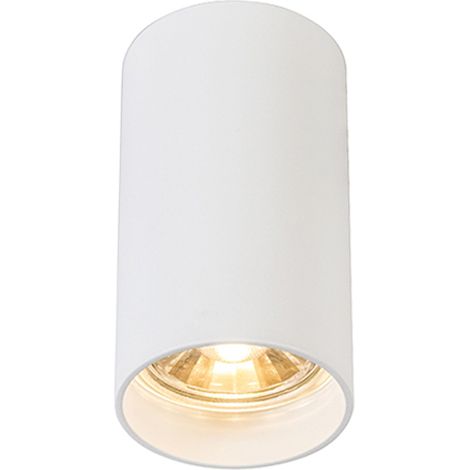 Modern Surface-Mounted Spotlight White 5.5cm GU10 50mm - Tuba