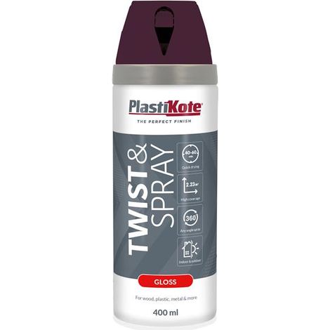 Twist & Spray Gloss Purple Violet 400ml - PKT21123