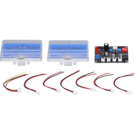 Vumètre à rétroéclairage réglable en ABS, facile à utiliser et largement utilisé, avec carte de pilotage pour conversion audio domestique ou automobile. (1/5)