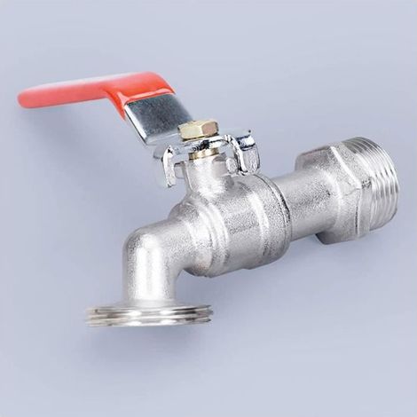Rubinetto per serbatoio di raccolta acqua piovana da 1000 litri – Adattatore per serbatoio IBC – Nero (1/5)