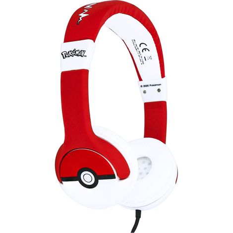 OTL Technologies Pokémon Pokéball Auriculares Alámbrico Diadema Música Negro, Rojo, Blanco (1/5)