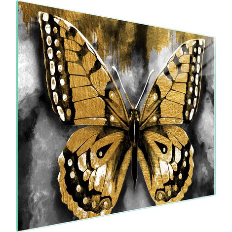 Glasschneidebrett 52x30 Schmetterling (1/5)
