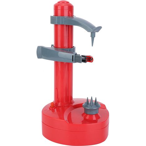 Multifunktionaler elektrischer automatischer Obstschäler für den Haushalt, Küchengerät, Rot (1/5)