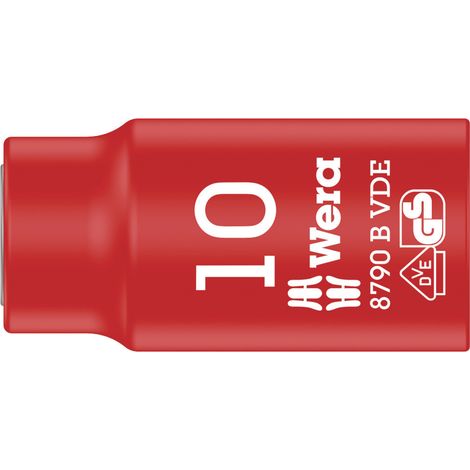 Wera 8790 B VDE 05004954001 6 pans extérieurs Douille VDE 10 mm 3/8 (10 mm) (1/5)