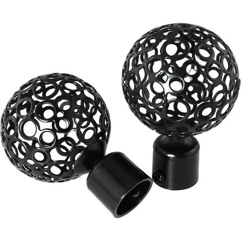 embouts décoratifs pour tringle à rideaux de 22 mm de diamètre intérieur, accessoires de décoration de rideaux (1/5)