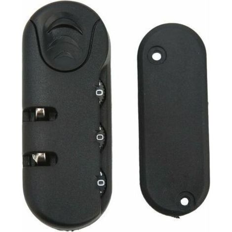 Serrure de sécurité pour valise, serrure à combinaison pour bagages, combinaison à 3 chiffres, code à combinaison de haute sécurité, serrure à bagages de voyage de remplacement, adaptée aux valises (1/5)