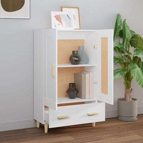 Buffet de Cuisine 70x31x115 cm, Meuble Rangement Haut en Bois d'Ingénierie pour Salon et Salle à Manger (1/5)