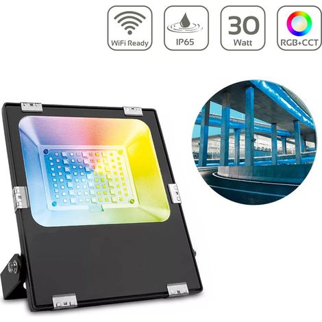 MiBoxer RGB+CCT LED Außenstrahler WiFi Farbwechsel Fluter - Ausführung: 30W FUTT03 (1/5)