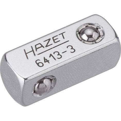 Hazet 6413-3 Quadro Passante, Argento, Attacco Quadro, Massiccio, 10 mm 3/8 di Pollice (1/3)
