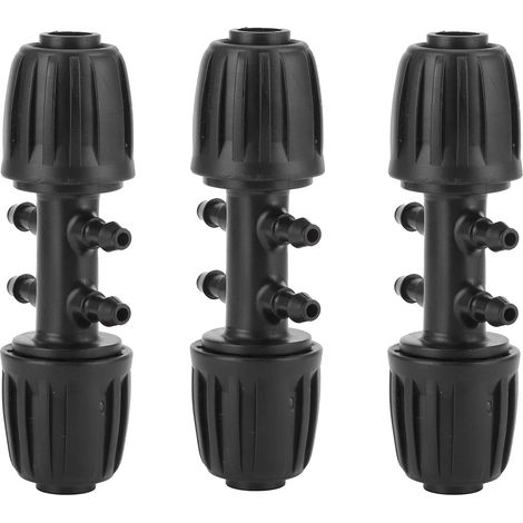 10 Connecteurs d'adaptateur de Tuyau de 16 Mm à 4/7 – Raccords de Réducteur d'irrigation – Connecteur de 16 Mm à 4/7 pour l'arrosage du Jardin (1/5)