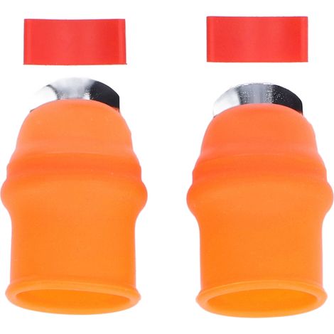 2 Pièces Couteau à Pouce en Gel de Silicone pour Jardinage, Récolte de Fraises, Haricots, Légumes et Fruits (1/5)