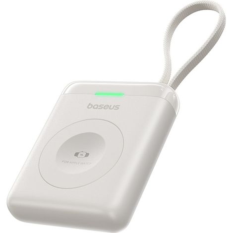Powerbank 1640 mAh 5W EnerFill FW11 für Apple Watch mit integriertem Kabel – weiß (1/5)