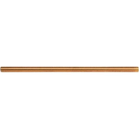 TAISHENGDA - 50 cm Messingrohr mit Gewinde - 3/4"-Außengewinde - Gewindeanschlusssystem - Für Sanitärnetze (1/5)