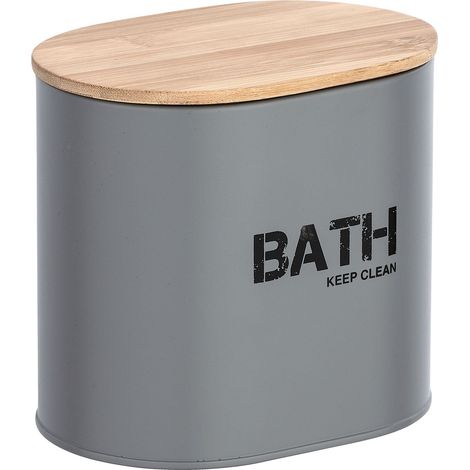 Boîte de rangement de salle de bain avec couvercle GARA
