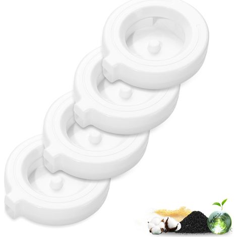 Filter für Hunde-Wasserspender, Dreifach-Filtersystem für 3L/3,6L/4,6L/6L/8L Haustier-Wasserspender, Ersatzfilter für Haustierbrunnen (4 Stück)