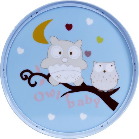 Applique enfant DIDI chouette bleue à cœurs 2xE14 Polux (1/4)