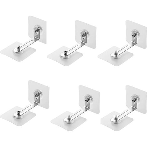 Filiyano – kit de fixation anti-basculement – Lot de 6 supports muraux pour meubles, sans perçage, avec kit de fixation anti-basculement. Fixez (1/5)