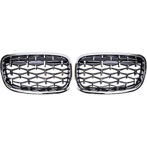 Silberner Frontgrill (Mitte) für X5 E70 / X6 E71 2008-2013