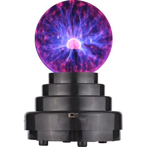 Lampe Boule Plasma de 7, 6 Cm (3 Pouces) à Effet Lumineux, Tactile, Nébuleuse et Orage. Globe Électrique, Cadeau Scientifique Éducatif (1/5)