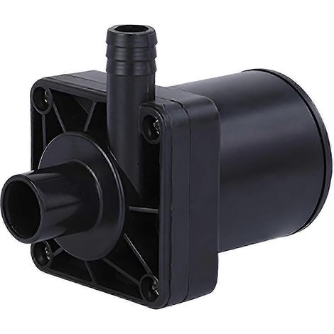 Pompe de surpression CC 24 V 28 W, pompe submersible sans balais 700 L/h, avec cordon d'alimentation de 1,5 m, compatible avec les unités de douche et de baignoire, noire. (1/5)