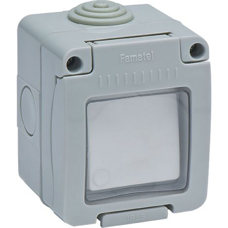 CONMUTADOR ESTANCO + BASE 10AMP +16AMP. IP55 - FAMATEL (1/8)