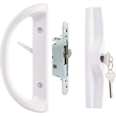 Aluminum sliding window with sliding handle lock (1/5)