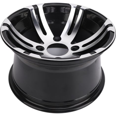 Moyeu de jante de roue de ATV de 12 pouces, en alliage d'aluminium, haute résistance, remplacement pour Quad, Go Kart, chariot, véhicule tout-terrain. (1/5)