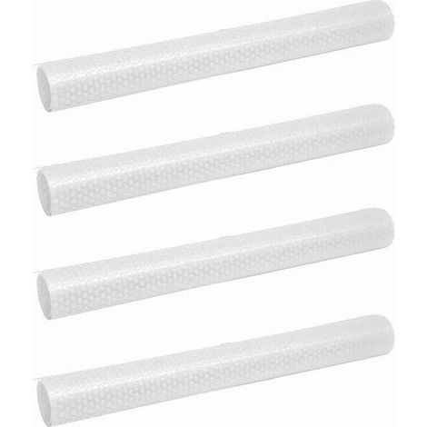 Tapis Réfrigérateur - Tapis EVA pour Étagère - Découpables Lavables Anti-bactériens - 45 x 29 cm - Blanc - 4 Pièces (1/5)