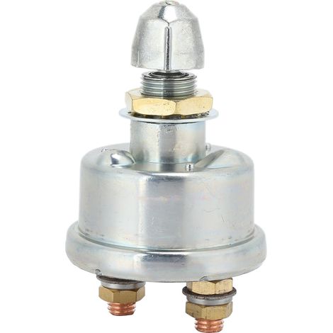 Disjoncteur de batterie principale 12V avec protection contre les surintensités, adapté aux voitures, camions, camping-cars et remorques. (1/5)