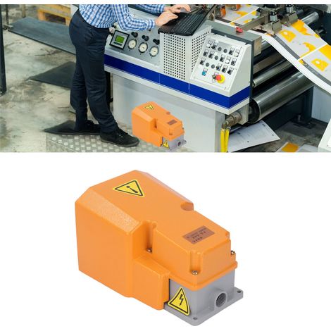 Interrupteur à pédale standard FS-502, interrupteur à pédale pneumatique 220 V, vanne de commande pneumatique adaptée aux dispositifs médicaux, aux équipements textiles, aux équipements de soudage, au (1/5)