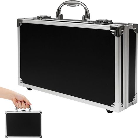 Boîte à Outils Portative en Aluminium Coffre à outils 30x17x7.5cm (1/5)