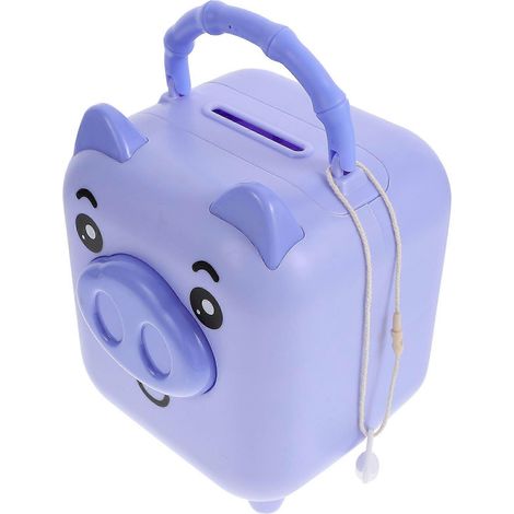 Petite poubelle portable en forme de cochon (1 pièce) (1/5)