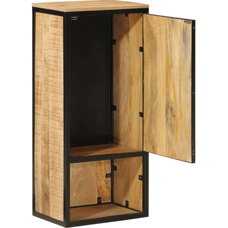Maison Exclusive - Mobile da Bagno 40x27x90 cm in Legno Massello di Mango e Ferro (1/5)
