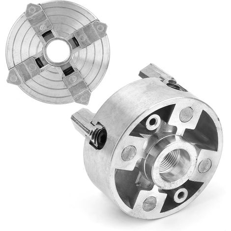Accessoire de mandrin à 4 mors en alliage de zinc Z011A pour mini tour à métaux (1/5)