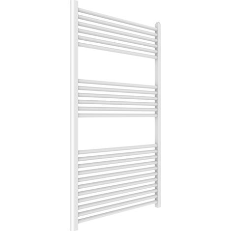 Termoarredo Bagno Bianco In Acciaio 75X120