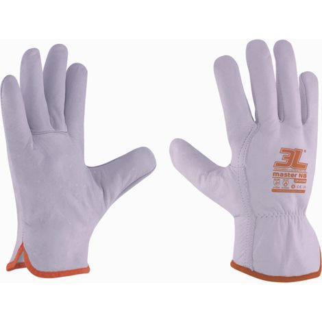 GUANTE MECANICO XL10 MASSTER PIEL BL 3L