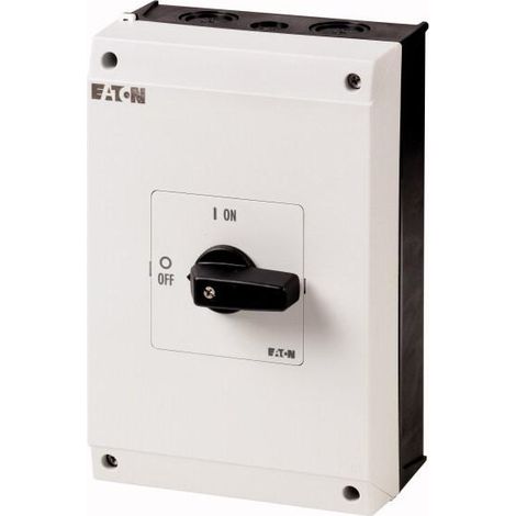 Interrupteur Marche-Arrêt +coffret 3p+N 63A EATON P3-63/I4/N