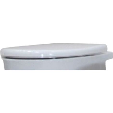 Copriwater serie Dinasty Azzurra Ceramiche bianco Frizionato